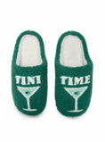 Load image into Gallery viewer, Indoor / Outdoor Slippers - Martini "Tini Time" - Green