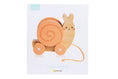 Load image into Gallery viewer, Snail Wooden Pull Toy, Developmental Toys, Nursery Decor