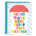 Load image into Gallery viewer, Get Well Greeting Card - Umbrella