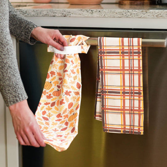 Fall Pumpkin Kitchen Towel Set