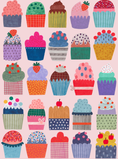 Load image into Gallery viewer, The Sweet Life Puzzle 1,000 Piece Cupcake Puzzle