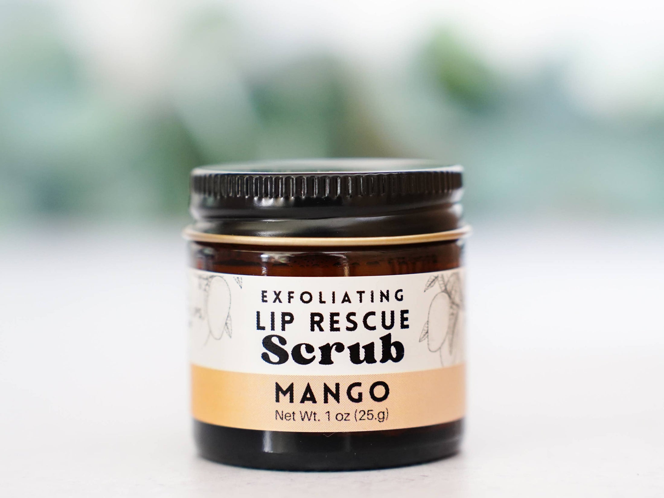 Lip Rescue Exfoliating Sugar Scrub 1oz Jar - Mango
