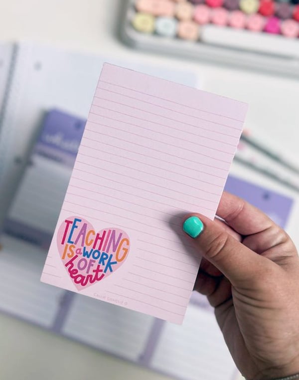 Inspirational Teacher Notepads