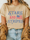 Load image into Gallery viewer, STARS AND STRIPES AMERICA FLAG GRAPHIC TSHIRTS