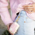 Load image into Gallery viewer, Checkerboard Blooms Key Chain Pouch