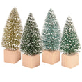 Load image into Gallery viewer, Mini Green Bottle Brush Tree Set