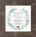 Load image into Gallery viewer, Because Someone You Love Is In Heaven Cardinal Framed Art
