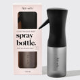 Load image into Gallery viewer, Recycled Plastic Continuous Spray Bottle - Black