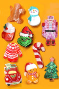 Load image into Gallery viewer, CHRISTMAS TREE SANTA SNOWMAN HAIR CLAW CLIPS | 40H939