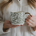 Load image into Gallery viewer, Green Floral Coffee Mug