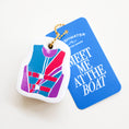 Load image into Gallery viewer, '90s Lifejacket Floating Keychain