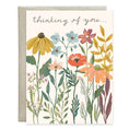Load image into Gallery viewer, Thinking of You Greeting Card - Wildflower Stems