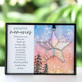 Load image into Gallery viewer, Pet Loss Gift - Pawprint Memories Stained-Glass Star 7716