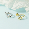 Load image into Gallery viewer, Olive Tree Branch Stacking Bypass Ring in Solid Copper