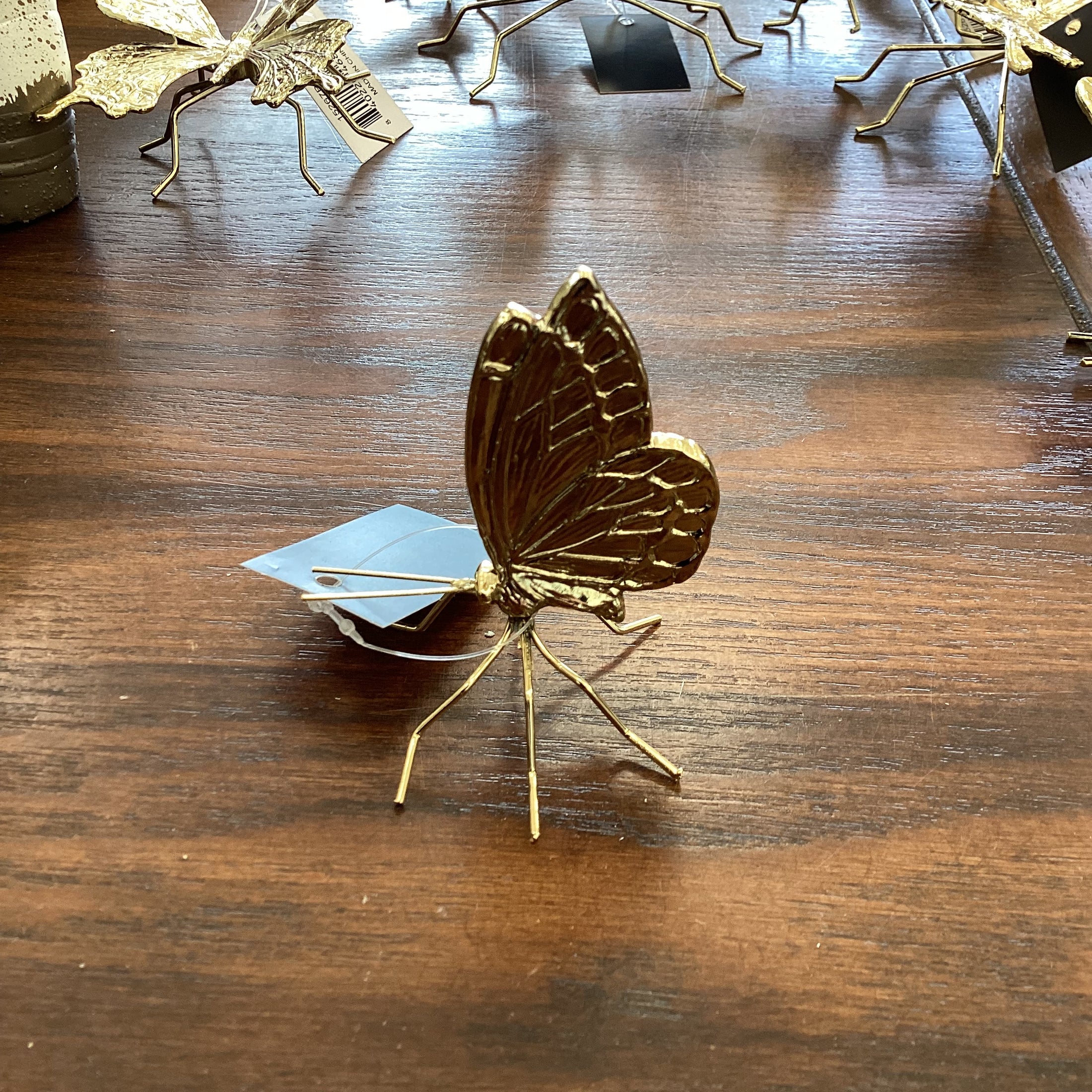 Gold Butterflies Figurines