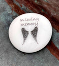 Load image into Gallery viewer, Grief Imprinted Glass Stones (40) in Dough Bowl Display