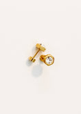 Load image into Gallery viewer, Screwback Stud Earrings - Addison - Clear