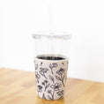 Load image into Gallery viewer, PREORDER Pressed Floral Drink Sleeve SHIPS EARLY SEPTEMBER