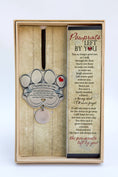 Load image into Gallery viewer, Pawprints Left By You Pet Tag Memorial Ornament