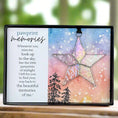 Load image into Gallery viewer, Pet Loss Gift - Pawprint Memories Stained-Glass Star 7716