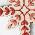 Load image into Gallery viewer, Vintage Snowflake Ornament Embroidery DIY Kit