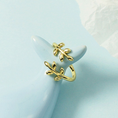 Load image into Gallery viewer, Olive Tree Branch Stacking Bypass Ring in Solid Copper