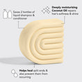 Load image into Gallery viewer, Coconut Repair Conditioner Bar/Mask for Dry Damaged Hair