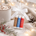 Load image into Gallery viewer, Winter Lip Balm Gift Set – Holiday Flavors 3-Pack