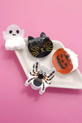 Load image into Gallery viewer, HALLOWEEN PUMPKIN GHOST SET OF 4 HAIR CLAW CLIPS | 40H973