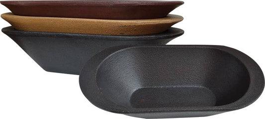 Primitive Colors Bread Pan, 3 Assorted