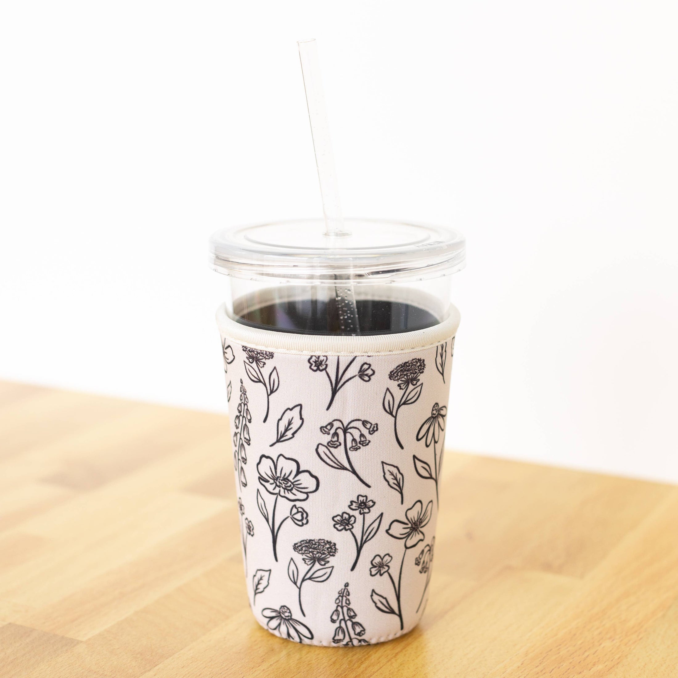 PREORDER Pressed Floral Drink Sleeve SHIPS EARLY SEPTEMBER