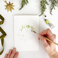 Load image into Gallery viewer, Wreaths paintable watercolor notecard set