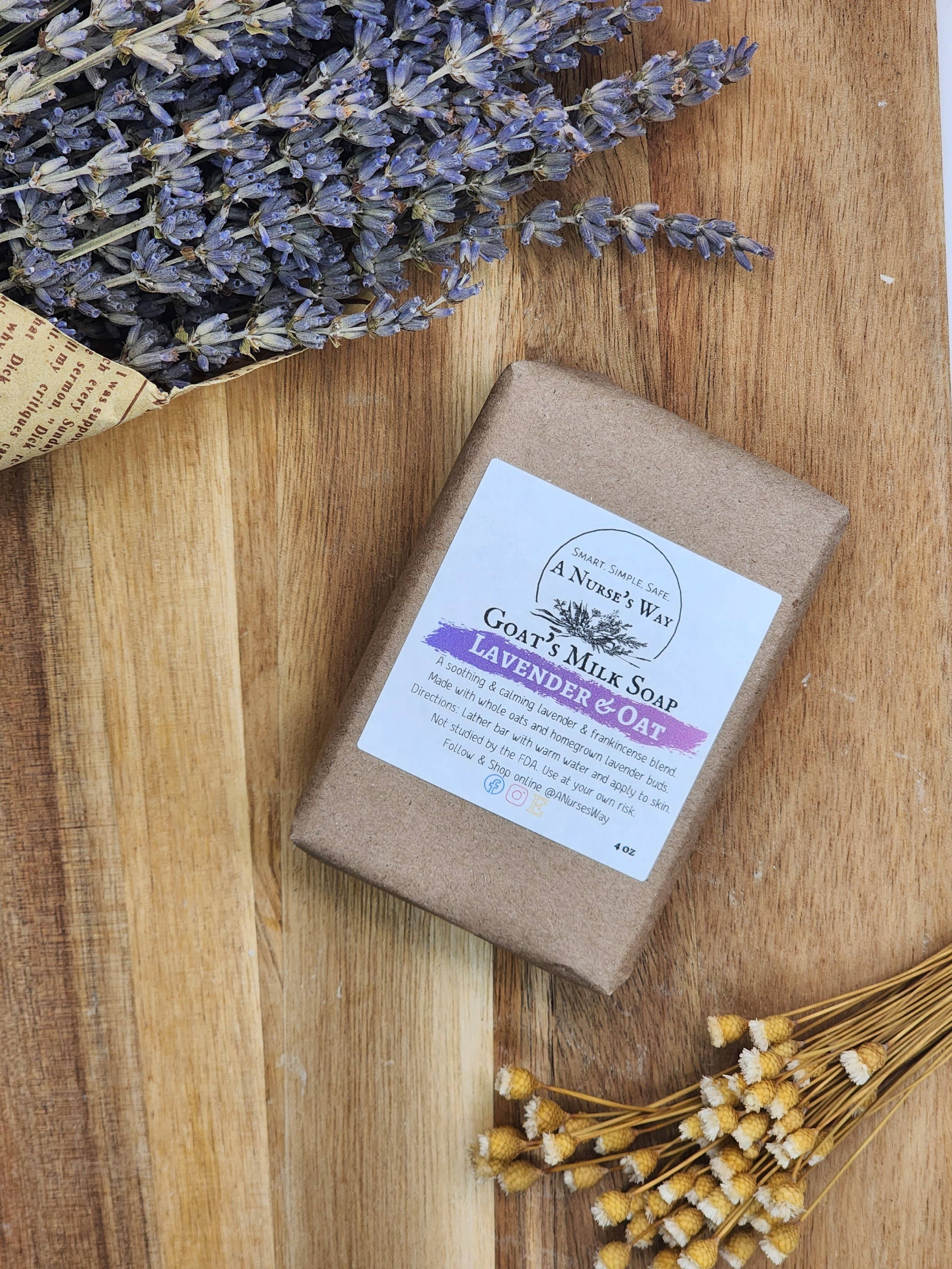 Lavender & Oat Goat's Milk Soap