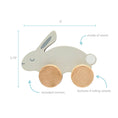 Load image into Gallery viewer, Wooden Toy Bunny, Baby & Toddler Toy, Nursery Decor