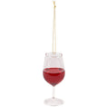 Load image into Gallery viewer, Glass Red Wine Ornament