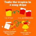 Load image into Gallery viewer, Blood Orange Mai Tai Cocktail Mixer - 6 Servings Multipack
