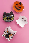 Load image into Gallery viewer, HALLOWEEN PUMPKIN GHOST SET OF 4 HAIR CLAW CLIPS | 40H973