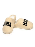 Load image into Gallery viewer, Indoor / Outdoor Slippers - "Mama" - Cream