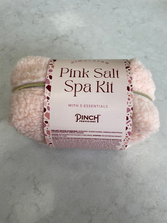 Pink salt spa kit