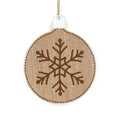Load image into Gallery viewer, Wood ornament SNOWFLAKE Christmas Ornament