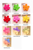 Load image into Gallery viewer, OVERSIZE MATTE FLOWER HAIR CLAW CLIPS | 40H459