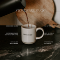 Load image into Gallery viewer, Ghost Pattern Stoneware Coffee Mug - Halloween Decor
