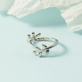 Load image into Gallery viewer, Olive Tree Branch Stacking Bypass Ring in Solid Copper