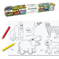 Load image into Gallery viewer, Coloring Scrolls - Jungle - 10ft with Adhesive Back
