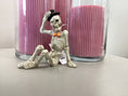 Load image into Gallery viewer, Resin Sitting Skeleton Decor