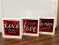 Load image into Gallery viewer, Mirrored Valentines Day Signs