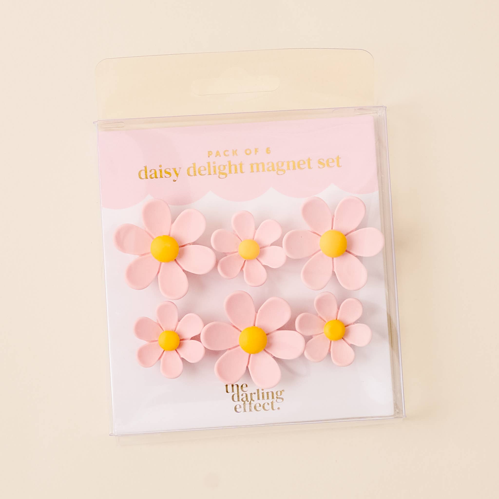Daisy Delight Magnet Set-Pink