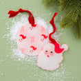 Load image into Gallery viewer, Holiday Tree Ornament-Santa Shape