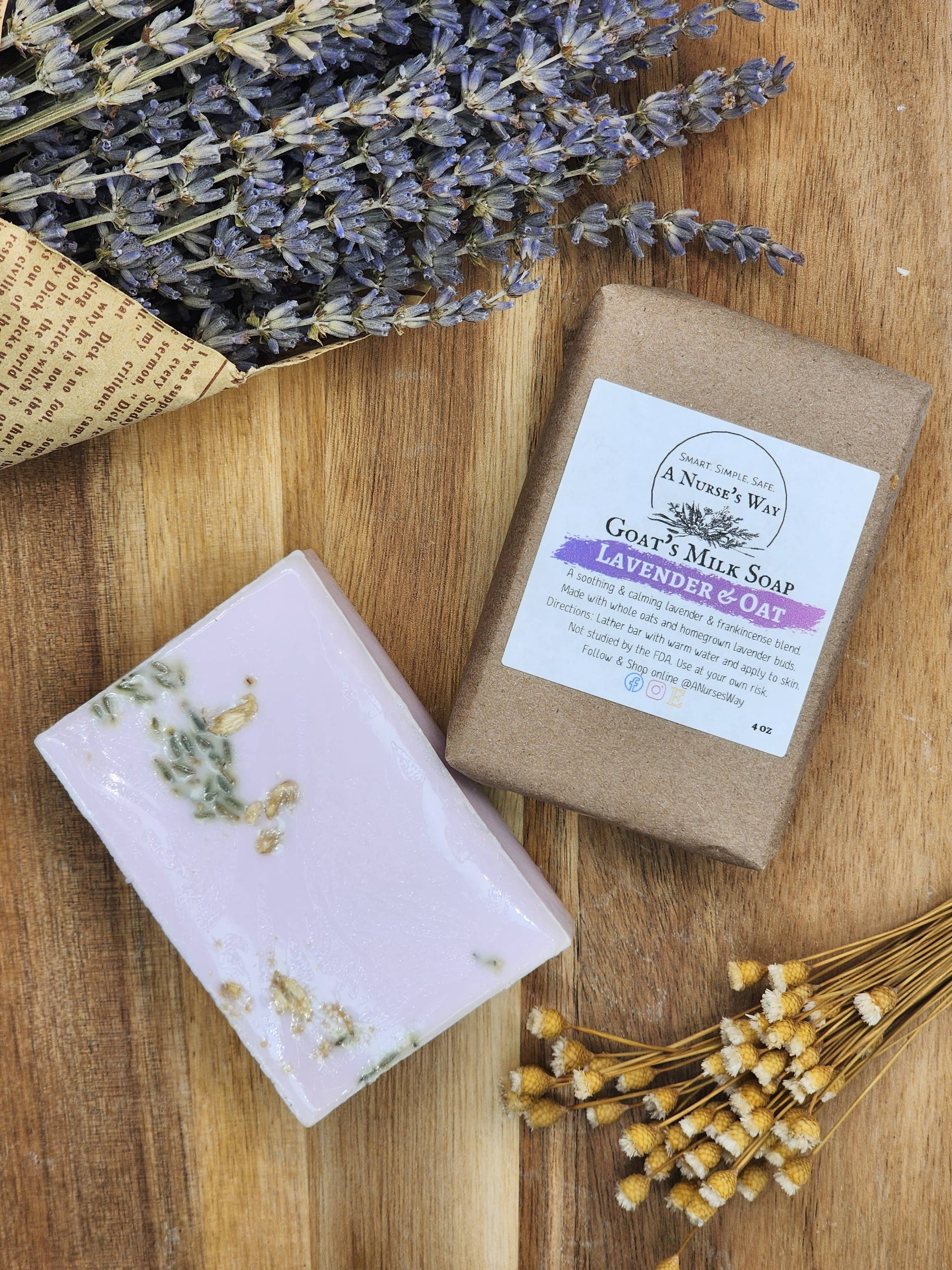 Lavender & Oat Goat's Milk Soap