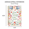 Load image into Gallery viewer, Good Things Medium Spiral Notebook